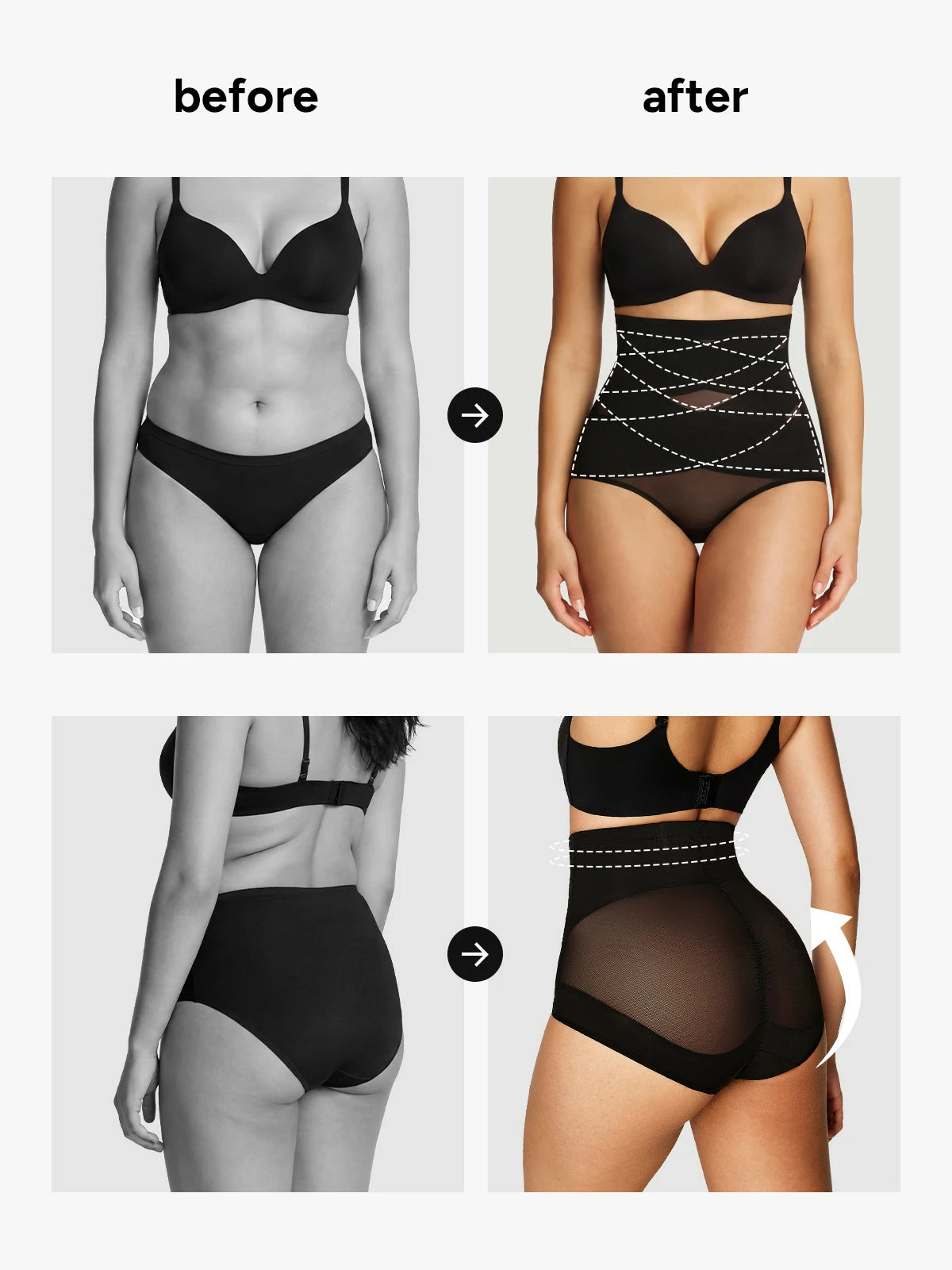 Slip Gaine de Compression Croisée très efficace