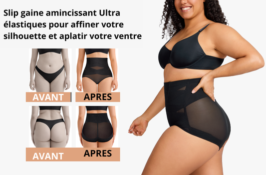 Slip Gaine de Compression Croisée — Sculpte & Affine ta Silhouette