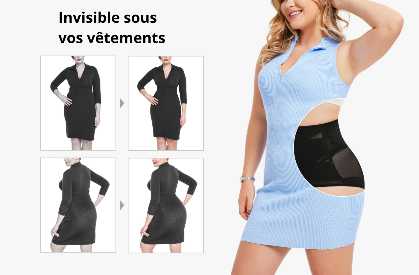 Slip Gaine de Compression Croisée — Sculpte & Affine ta Silhouette